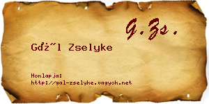 Gál Zselyke névjegykártya